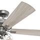 preview thumbnail 14 of 22, Hunter 52" Crestfield Ceiling Fan w/ LED Light Kit, Pull Chain - Farmhouse, Transitional - EASY INSTALLATION!