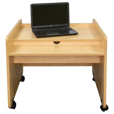 Tot Mate Laminate Mobile Desk - 30" x 27 1/2" x 26", Ready-To-Assemble