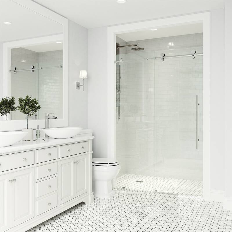 VIGO Elan E-Class Frameless Sliding Shower Door