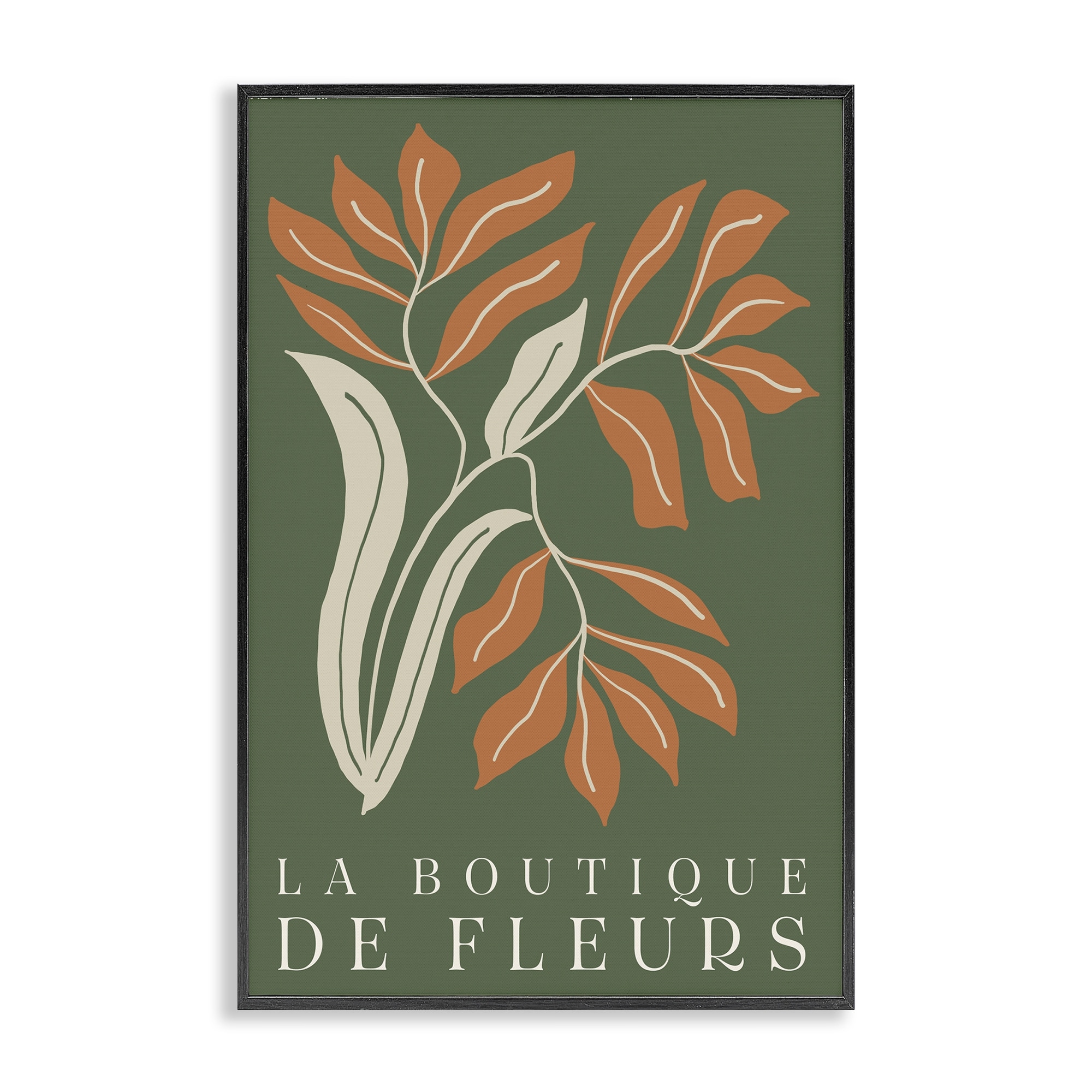 Stupell Flower Shop Midcentury Minimal Framed Giclee Art Design By Emily Navas