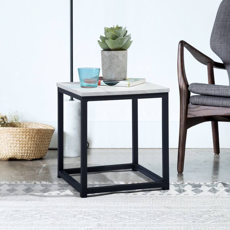 Nightstand with Metal Frame