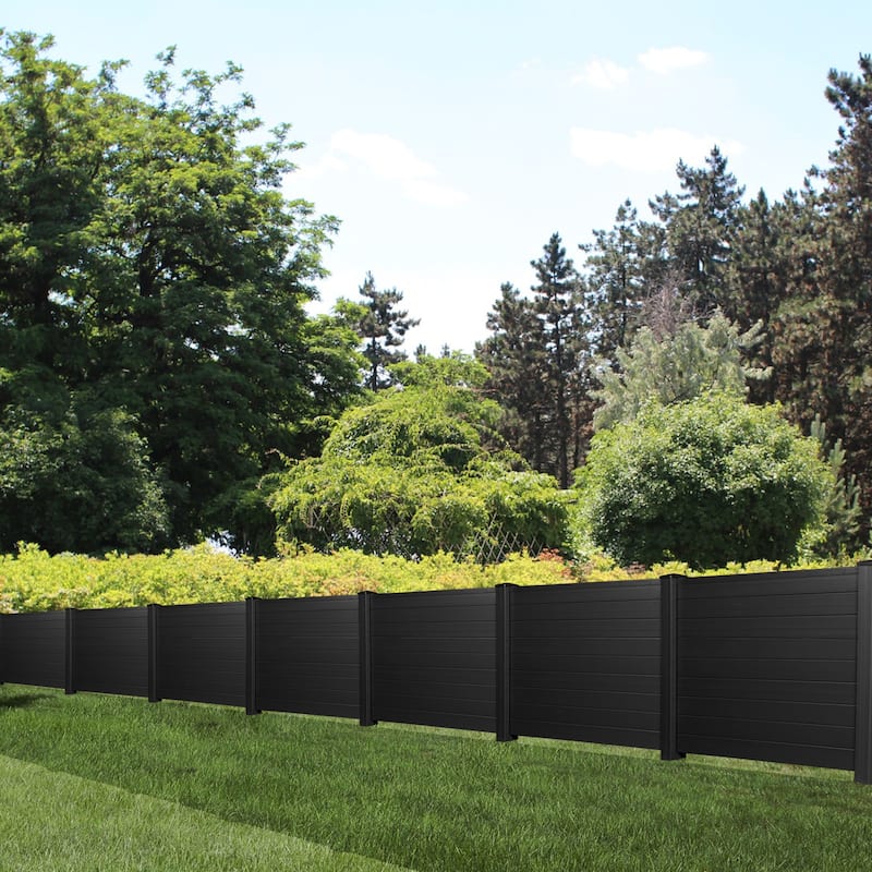 Privacy Screen Outdoor Privacy Fence Panels for Air Conditioner and Trash Can (2 Panels-White)