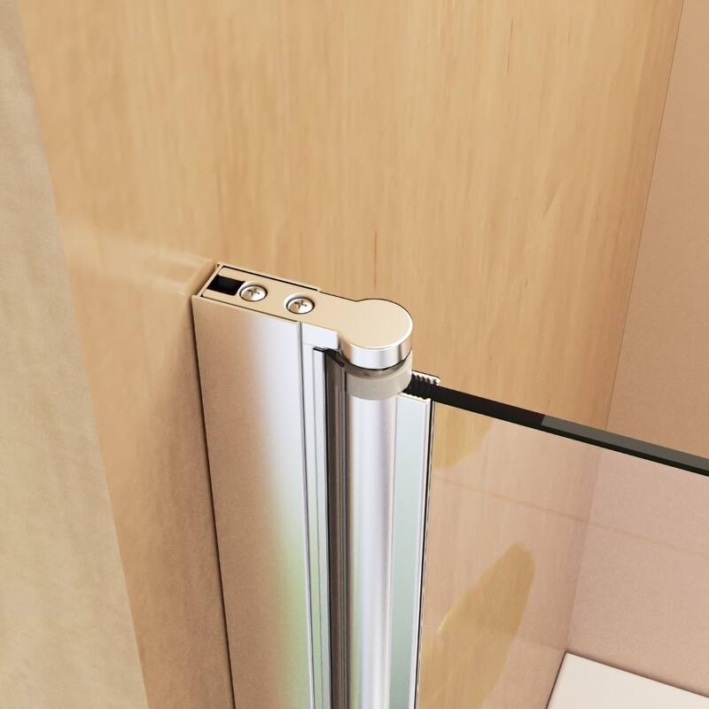 31"W x 55"H Frameless Folding Pivot Tub Door