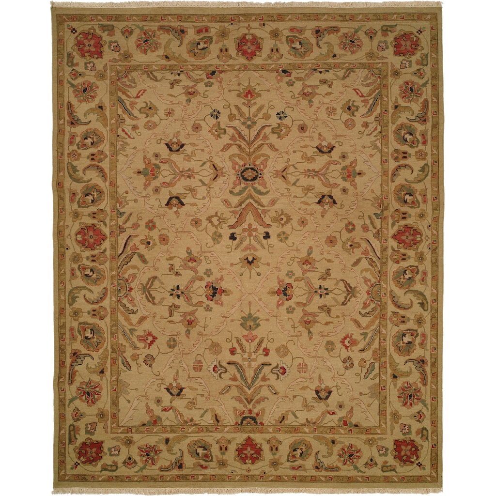 Traditional Multi-Colored Flatweave Wool Area Rug
