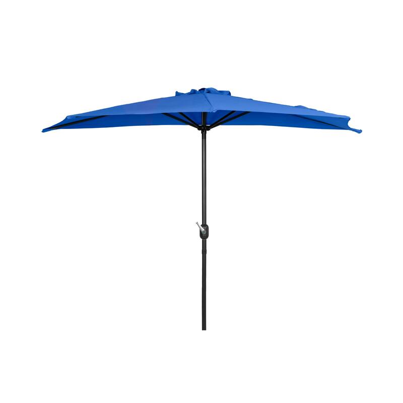 Merritt 9 Ft Half Market Umbrella Included Base