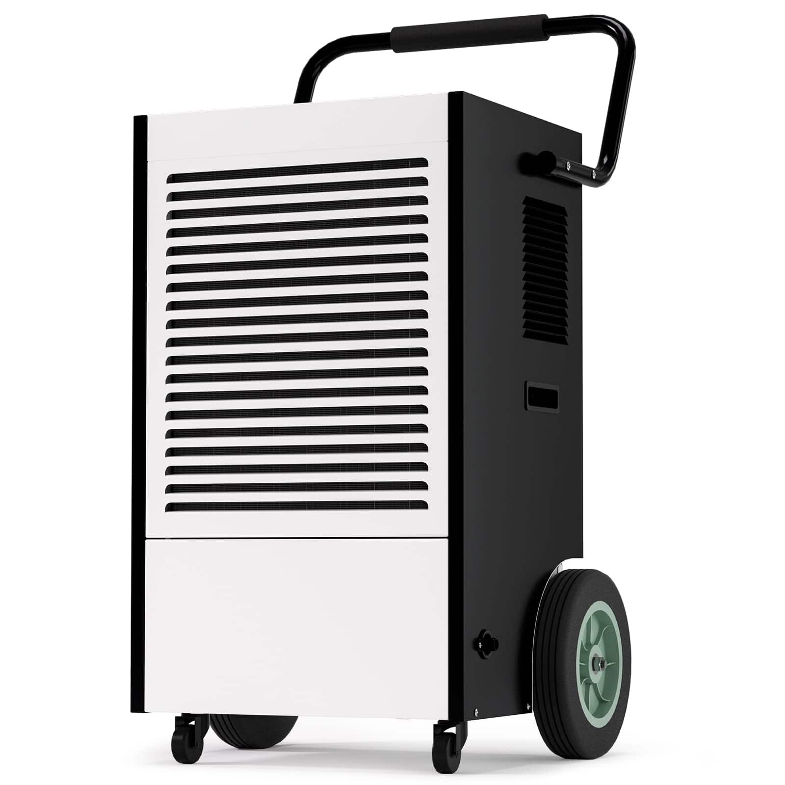 225 pt. 8000 sq.ft. Bucketless Commercial Dehumidifier in Black Bed