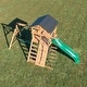 preview thumbnail 15 of 39, Backyard Discovery Endeavor Cedar Wood Swing Set, Slide, Play Deck