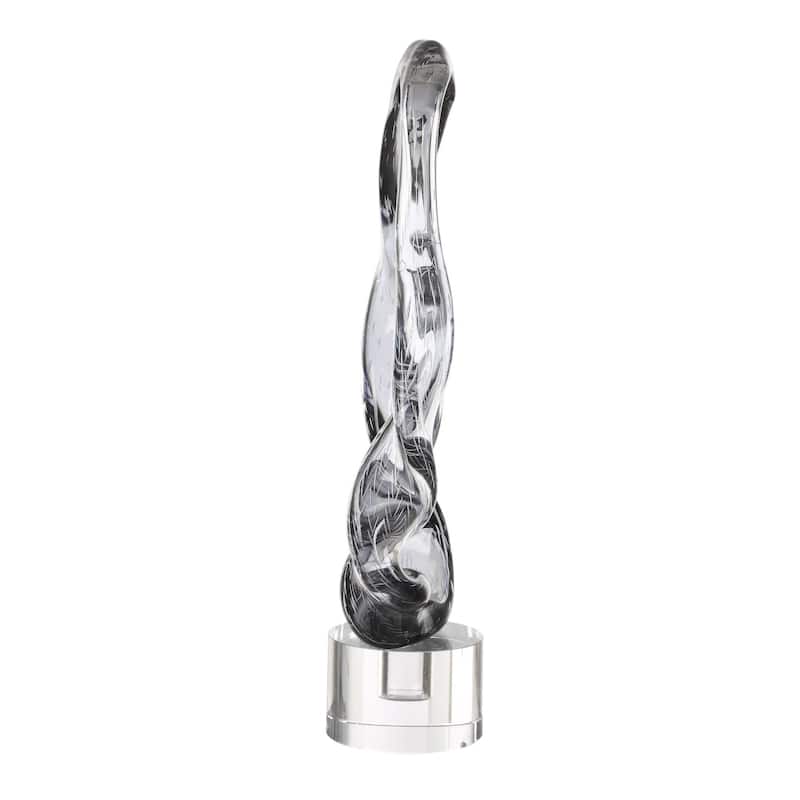 Uttermost Luminous Twist Glass Sculpture