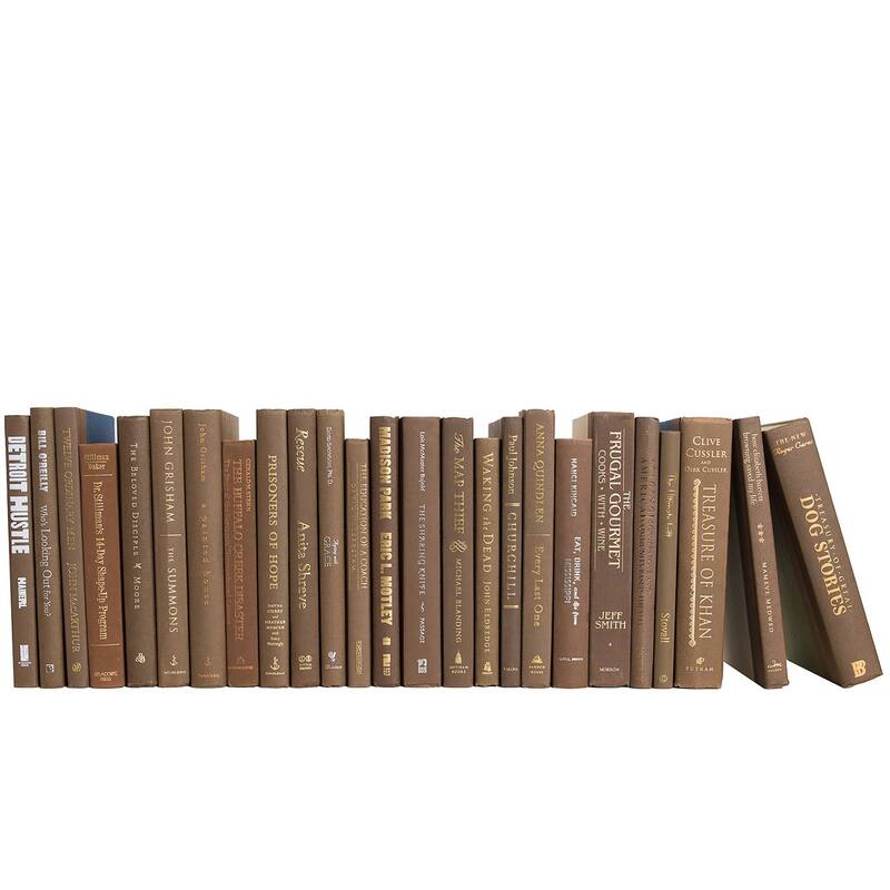 Books Brown Decorative Accessories: Havana Color By The Foot