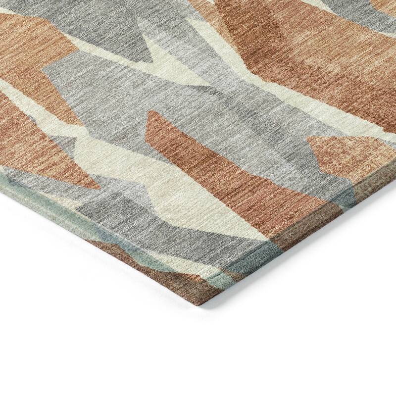 Machine Washable Indoor/ Outdoor Contemporary Dylan Chantille Rug