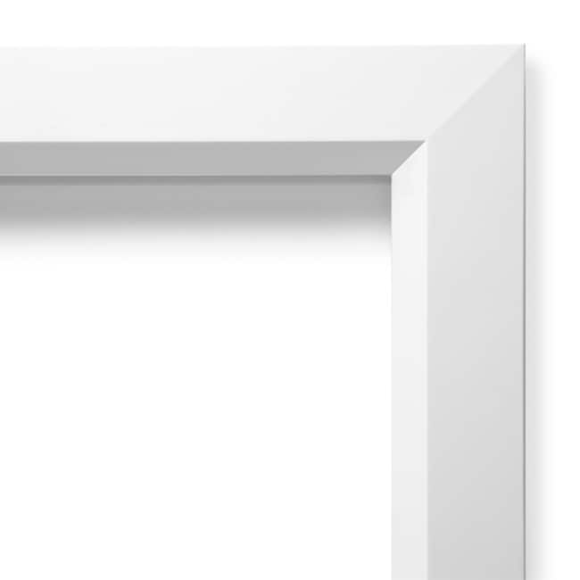 Framed Grey Cork Board, Blanco White