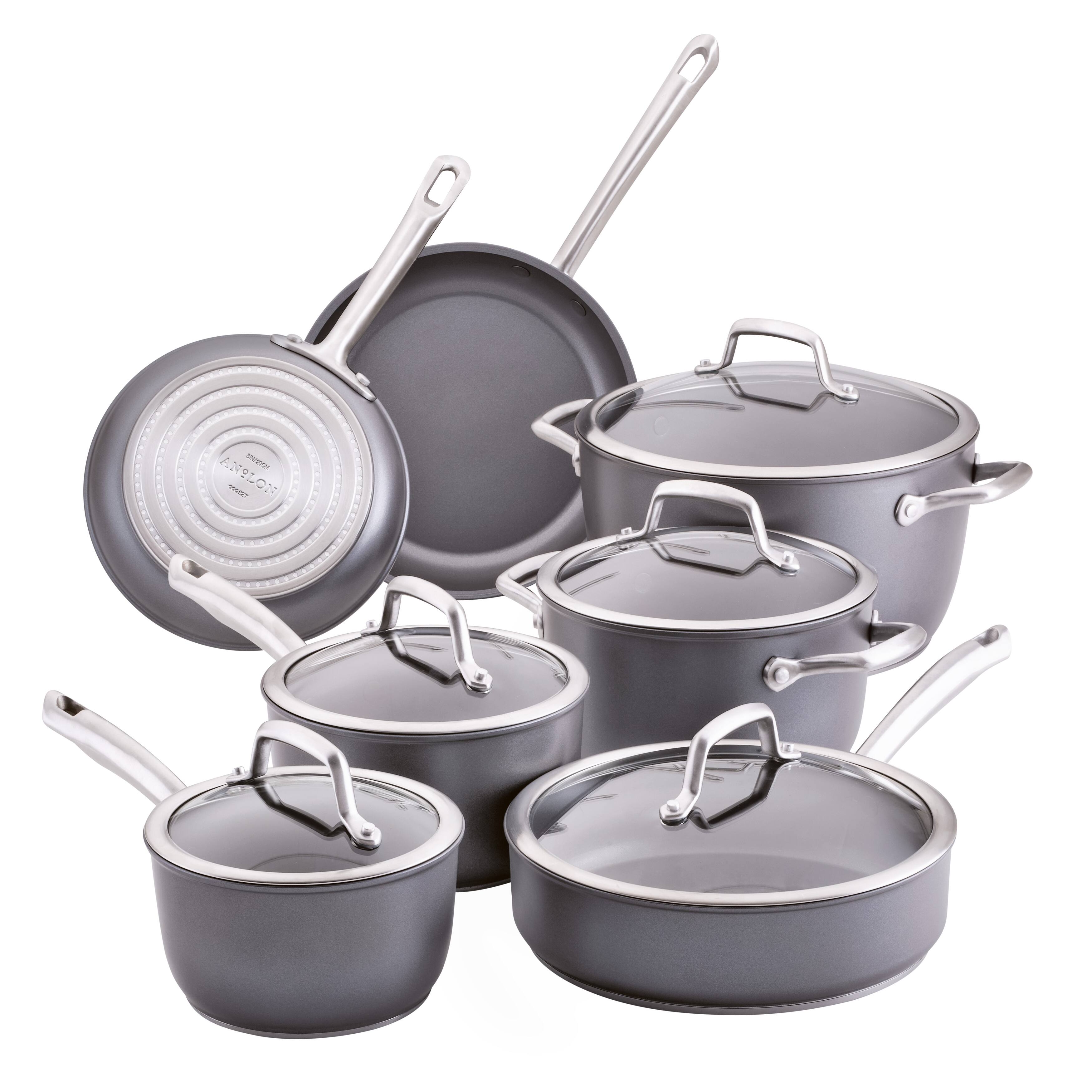 Anolon Accolade HardAnodized Nonstick Cookware Induction Pots