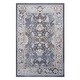 preview thumbnail 1 of 8, LOOM & LUXE Collection Blue/Traditional Non-Shedding Area Rug 120" D x 93" W x 0.28" H