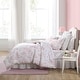 preview thumbnail 7 of 11, Laura Ashley Delphine Pink Cotton Comforter Reversible Set