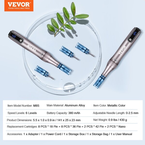 Dermapen 美容器 本体 Professional Microneedling Pen, Electric Derma Pen 11