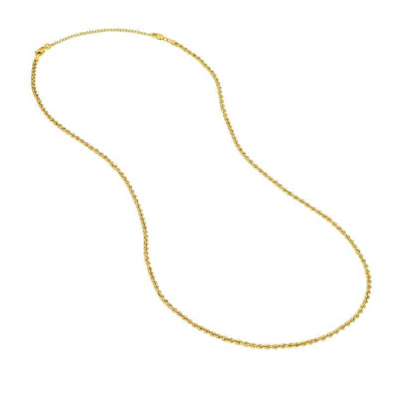 Curata 14k Yellow Gold 3 Inch Extender Lobster Claw Closure Lock - 3 Inch