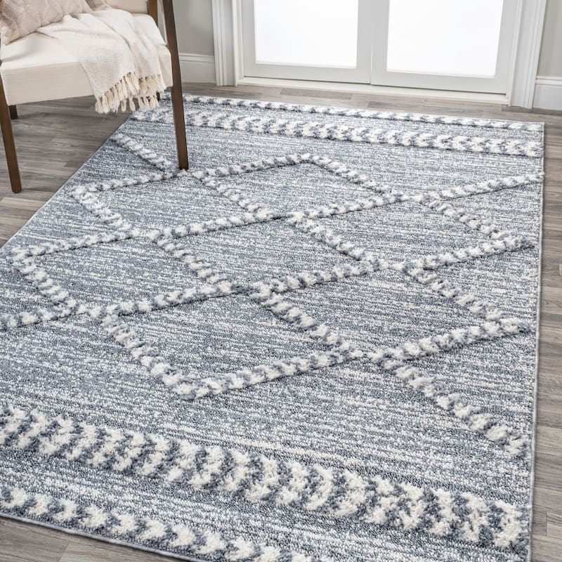 JONATHAN Y Astrid Tropical Leaves Area Rug