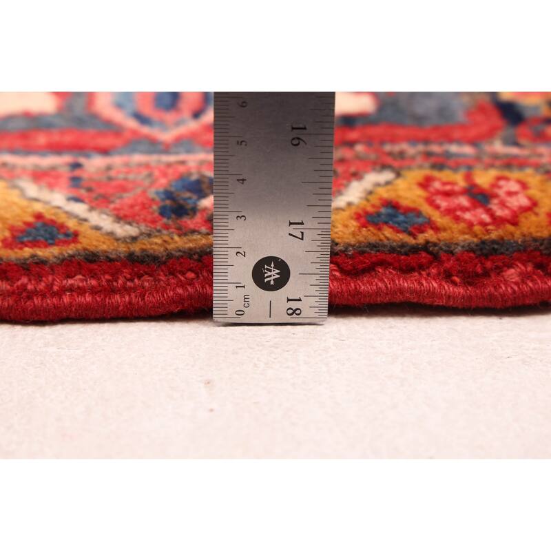 ECARPETGALLERY Hand-knotted Sarabi Red Wool Rug - 3'8 x 11'1