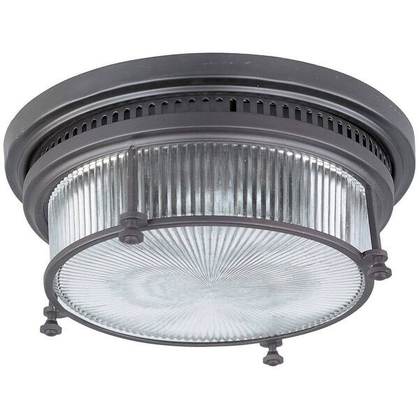 slide 1 of 1, Hi-Bay 2-Light Flush Mount