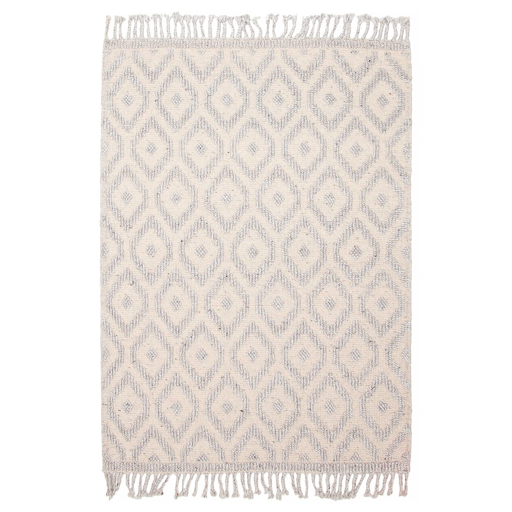 ECARPETGALLERY Braid weave Sienna Tan Wool Rug - 5'3 x 7'5