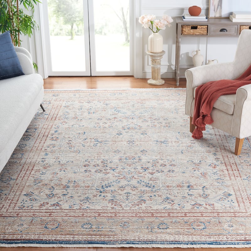 SAFAVIEH Vintage Persian Devleta Oriental Rug - 9' x 12' - Beige/Rust