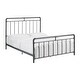 preview thumbnail 16 of 16, Corvus Meitner Vintage Charcoal Metal Bed