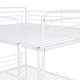 preview thumbnail 10 of 24, Full XL Over Queen Metal Bunk Bed w/Trundle, Safety Guardrails&Ladder