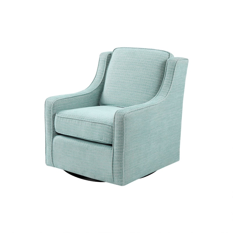 Madison Park Harris Upholstered Swivel Armchair