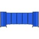 preview thumbnail 40 of 129, Room Divider 360 Folding Portable Partition - Polycarbonate Blue Poly - 6' H x 19'6" W
