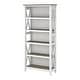 preview thumbnail 30 of 72, Bush Furniture Key West Tall 5 Shelf Bookcase with Adjustable Shelves