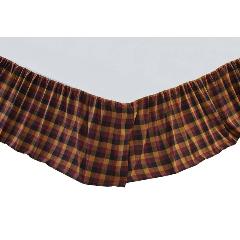 Heritage Farms Primitive Check Bed Skirt