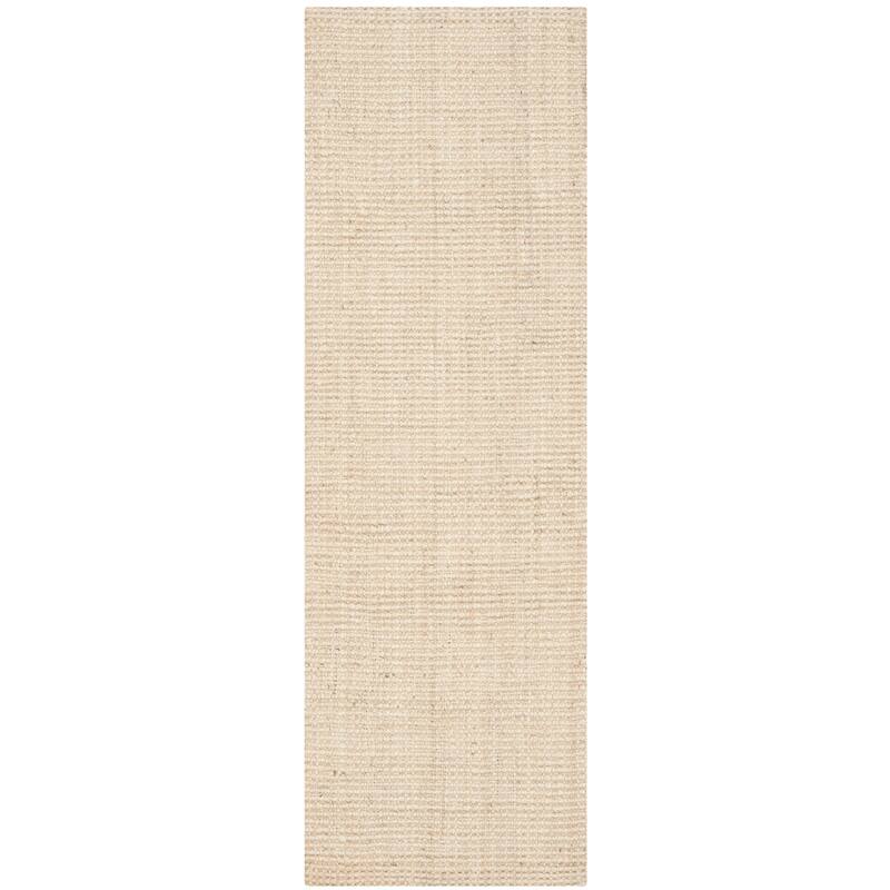 SAFAVIEH Handmade Natural Fiber Bariaa Jute Rug - 2'3" x 17' Runner - Ivory