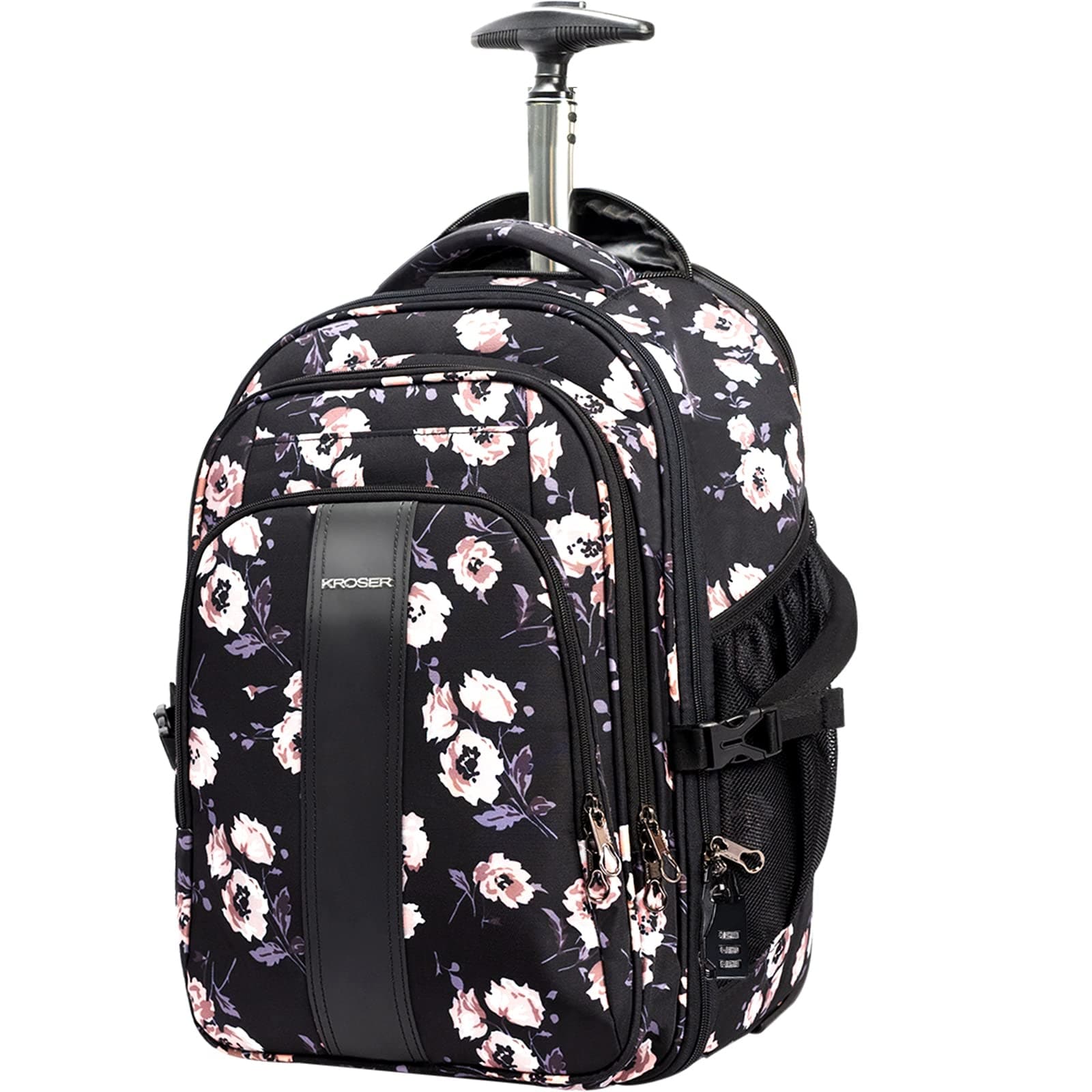 Rolling Backpack 17 inch Premium Wheeled Computer Backpack for Women with  RFID Pockets Check Point Friendly - Bed Bath & Beyond - 42714768