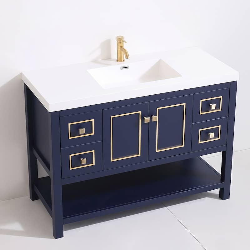 Davis 48" Single Bathroom Vanity Set