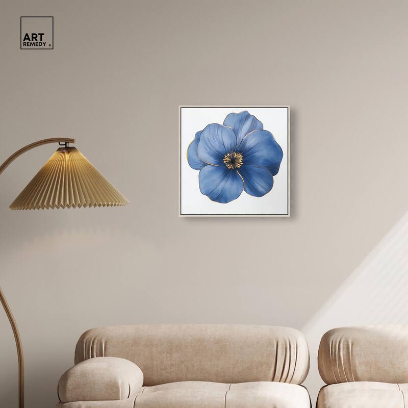 Blue Brilliance II Canvas by Art Remedy