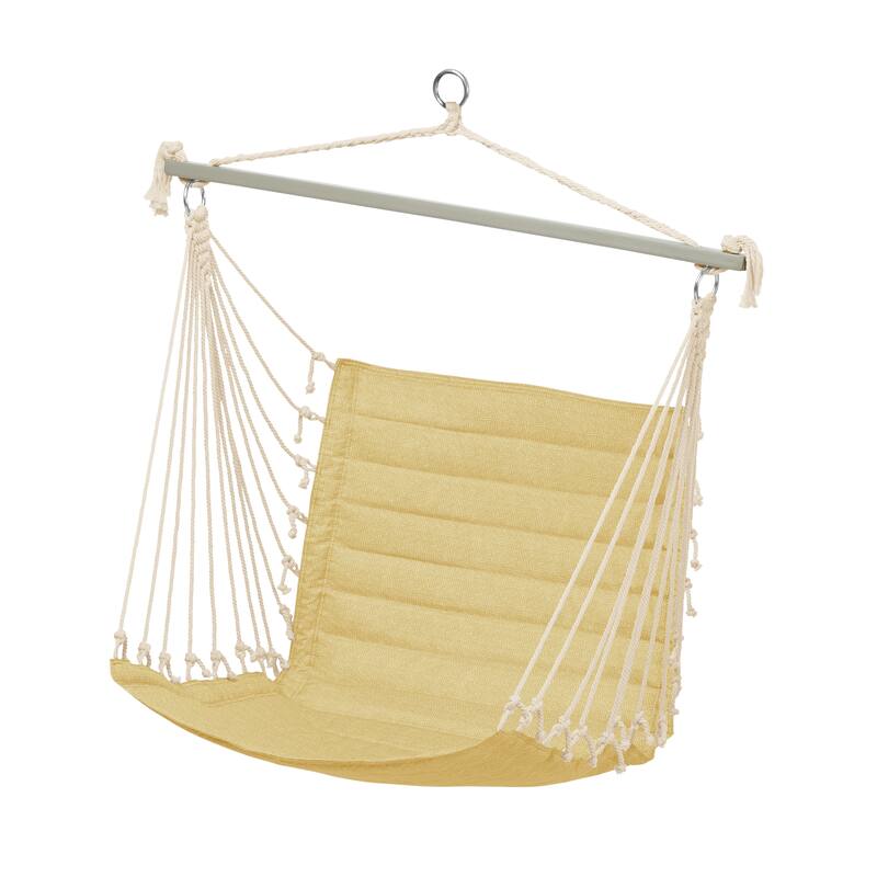 Duck Covers Weekend 27 Inch Quilted Hammock Chair - Straw
