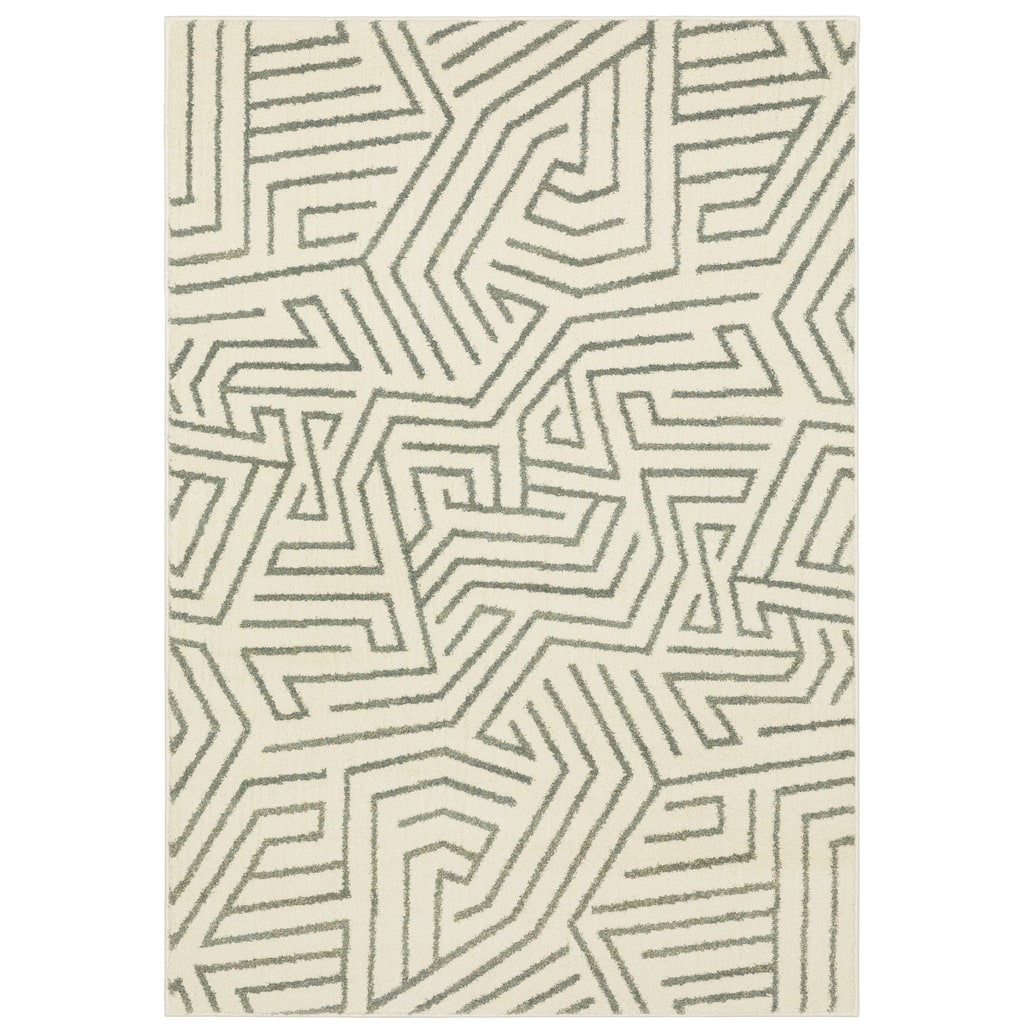 Style Haven Salinas Modern Geometric Beige/ Grey Indoor Area Rug