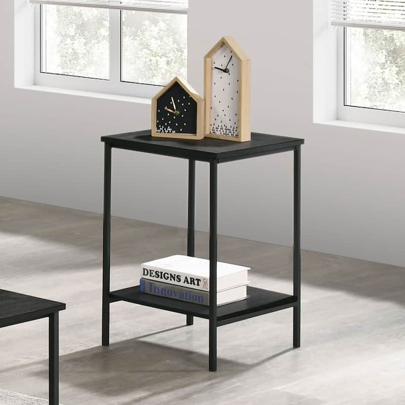 Furniture of America Isven Modern 3-Piece Wood Coffee Table Set