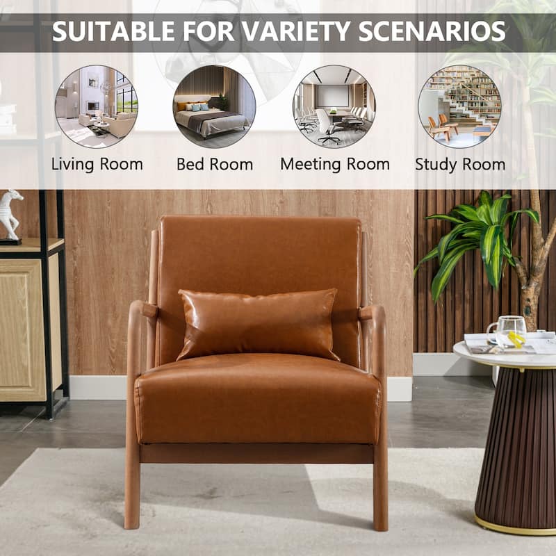 Aston Modern Solid wood Accent Chair for Living Room