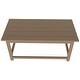preview thumbnail 49 of 55, POLYTRENDS Laguna All Weather Poly Outdoor Coffee Table - Rectangle