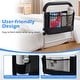 preview thumbnail 7 of 8, Gymax Bed Rails for Elderly Adults Height Adjustable Bed Assist Safety - Black & Sliver