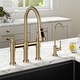 preview thumbnail 39 of 66, Kraus Allyn Traditional 3-Function Bridge Pulldown Kitchen Faucet