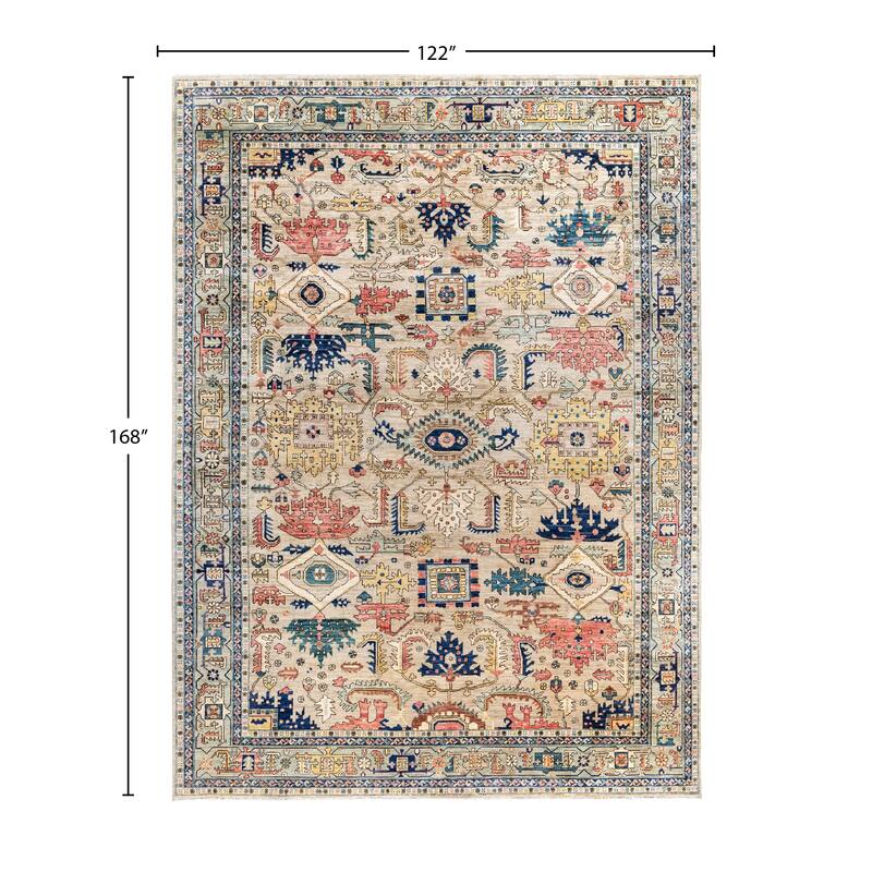 Serapi One-of-a-Kind Hand-Knotted Area Rug - Beige - 10' 2" x 14' 0"