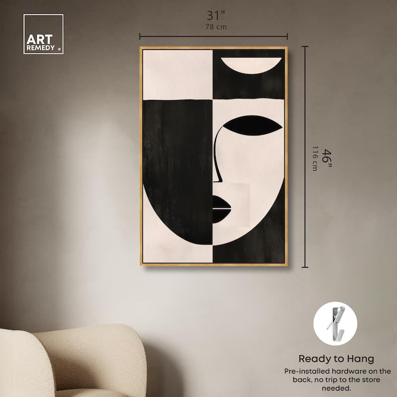 Divided Self II Canvas by Art Remedy