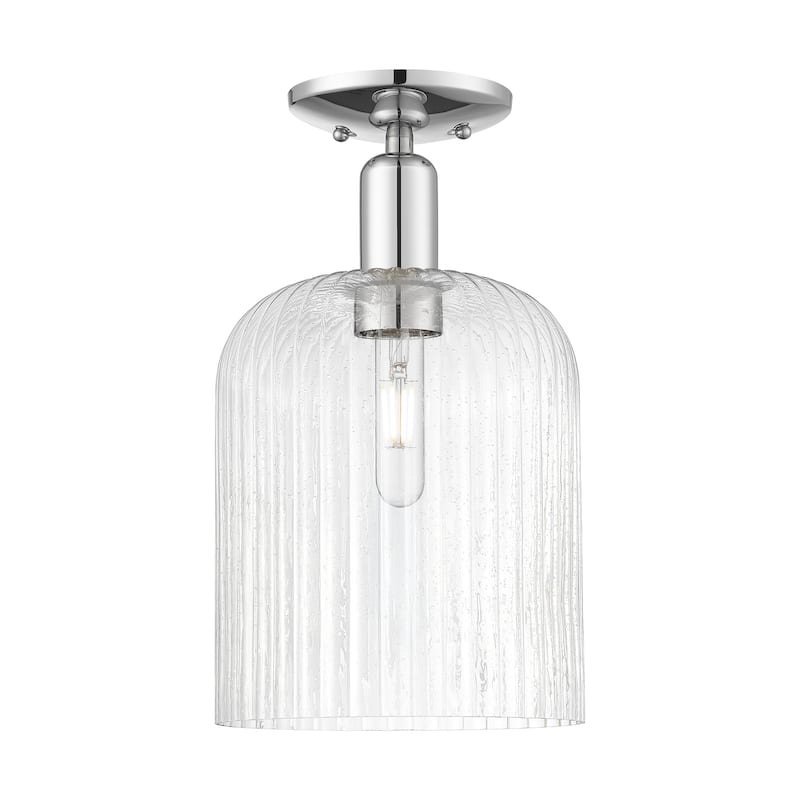 Innovations Lighting Endless Possibilities Arcadia - Bridal Veil - 1 Light 8" Semi-Flush Mount