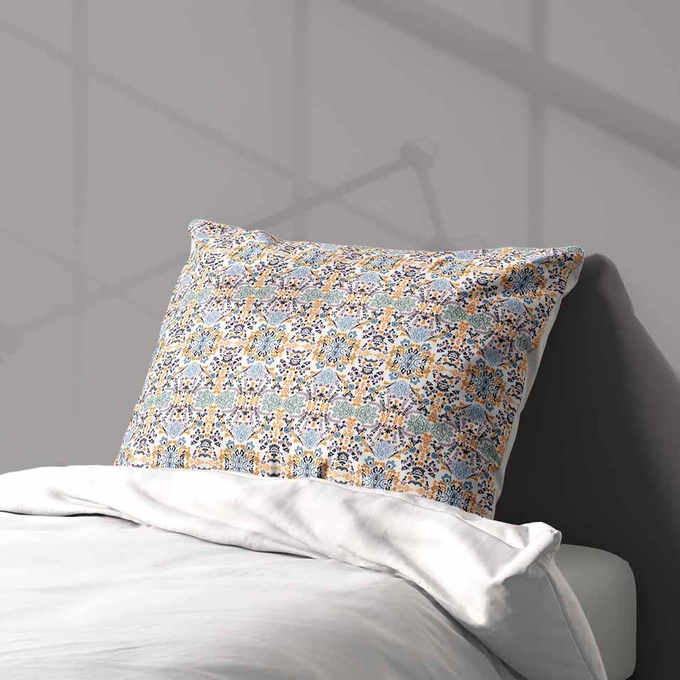 【楽天最安値に挑戦】 White Green, Yellow, in Sham Diamond Shalimar - Bath Bed その他