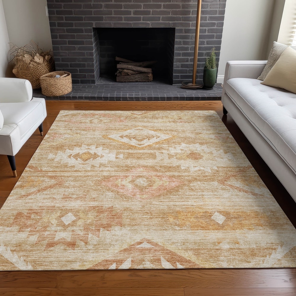 Premium Washable Super Soft Tribal Boho Mayfield Rug