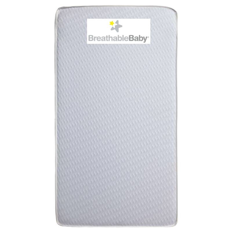 BreathableBaby EcoCore 200 Reversible Firm Crib Mattress, 52 in x 28 in x 5.5 in