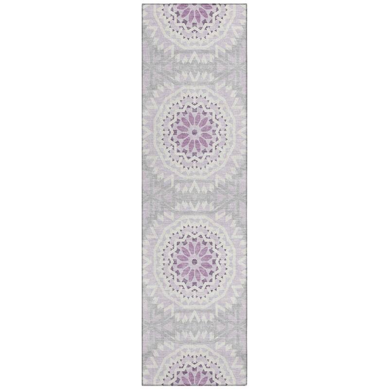 Machine Washable Indoor/ Outdoor Chantille Boho Moroccan Rug