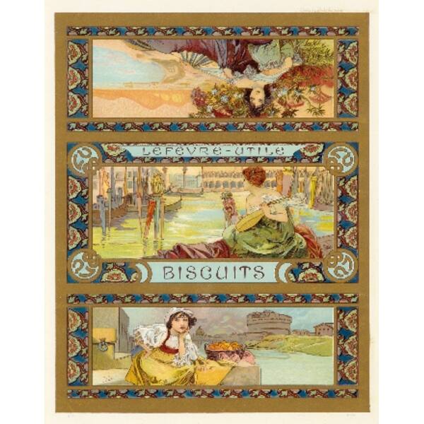 Shop Lefevre Utile Melange Italien Vintage Poster Artist Mucha Alphonse France C 1901 Art Print Multiple Sizes Available Overstock 27929472